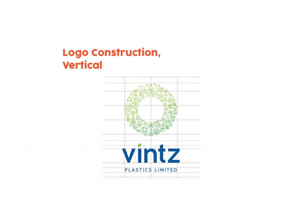 vintz plastics logo corporate branding identity brand book communications strategy email signatures stationery